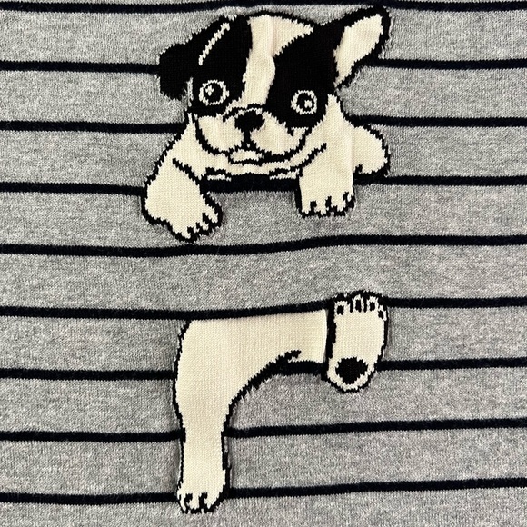 J.Crew Factory striped doggy sweater - Picture 4 of 4